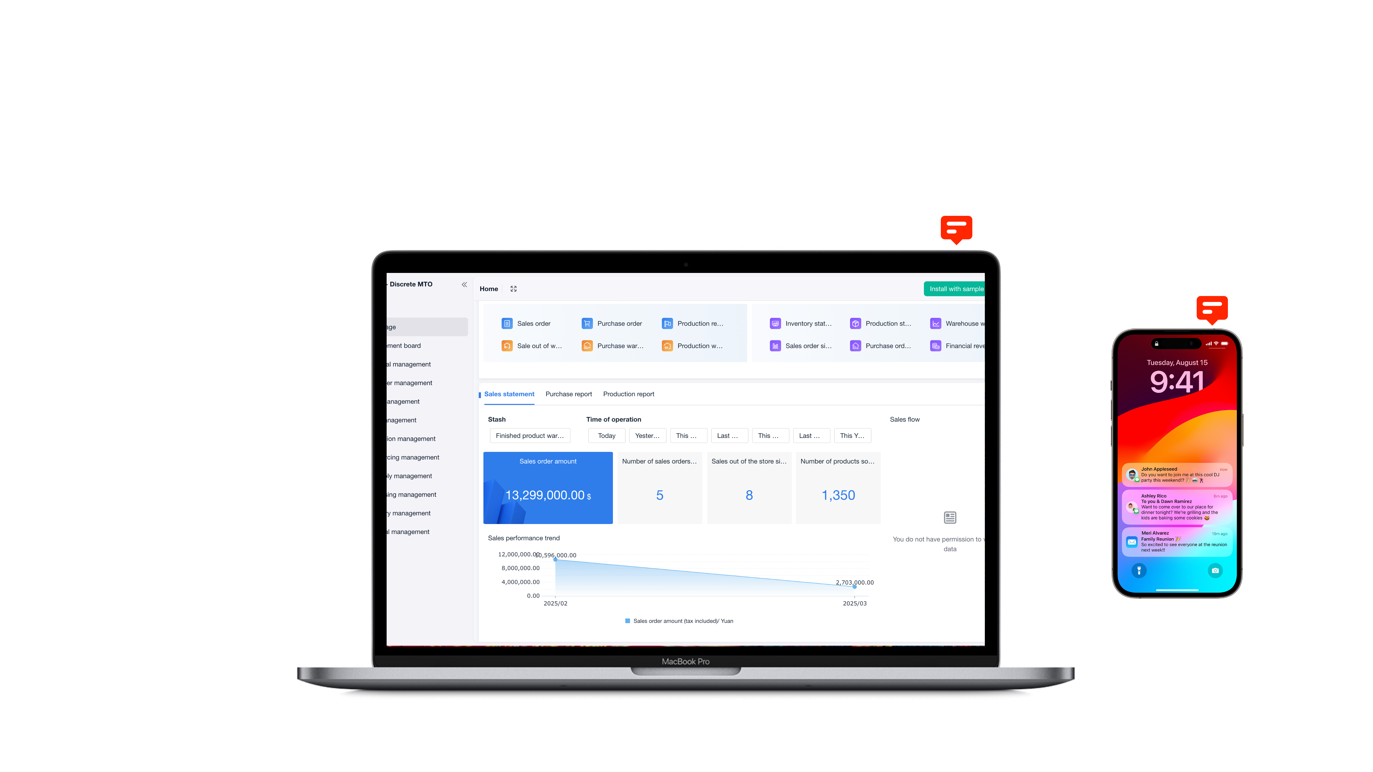 Data alert notification from Jodoo