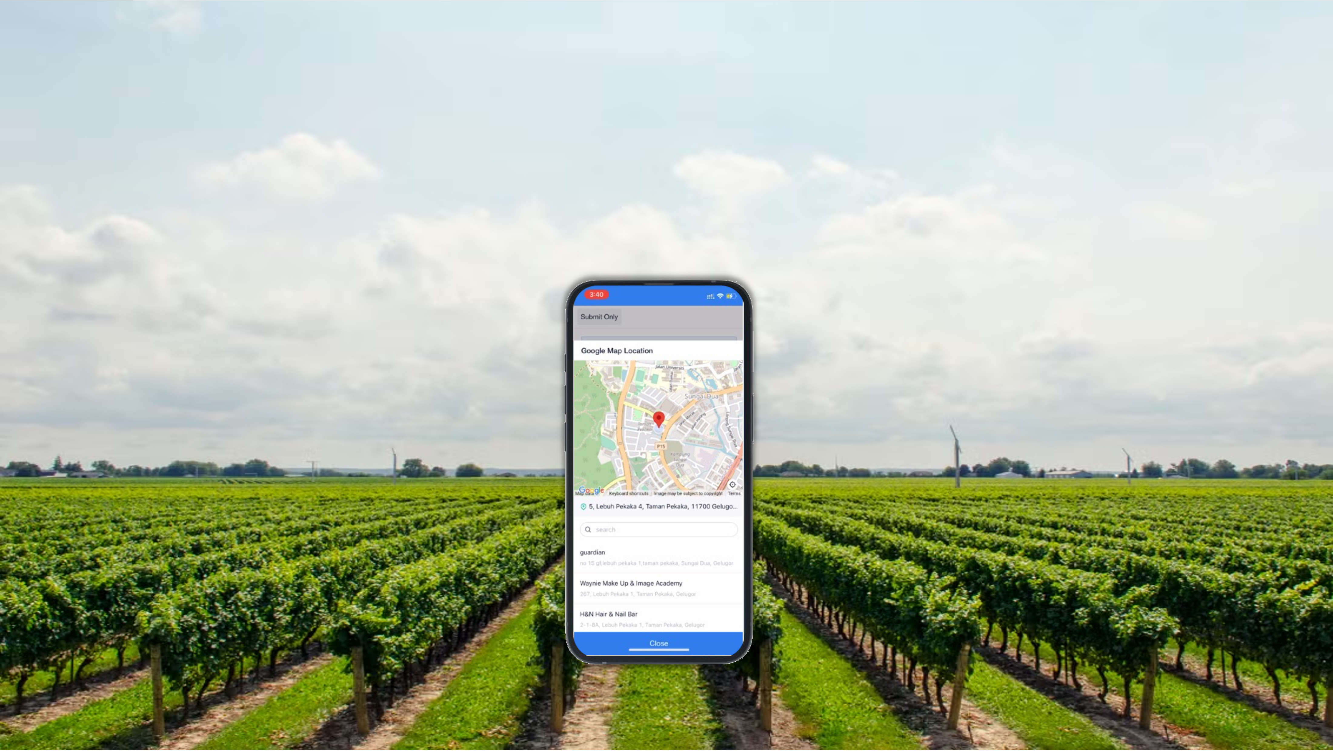GPS location tagging in Jodoo
